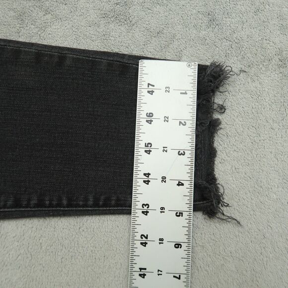 Madewell Jeans Womens Size 31 Gray 9" High-Rise Skinny Denim 27" Inseam  Stretch - Picture 5 of 16